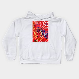 Circle Dots Kids Hoodie